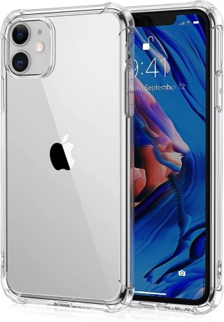 ETUI SILIKONOWE PRZEŹROCZYSTE IPHONE 11 6'1 CALA