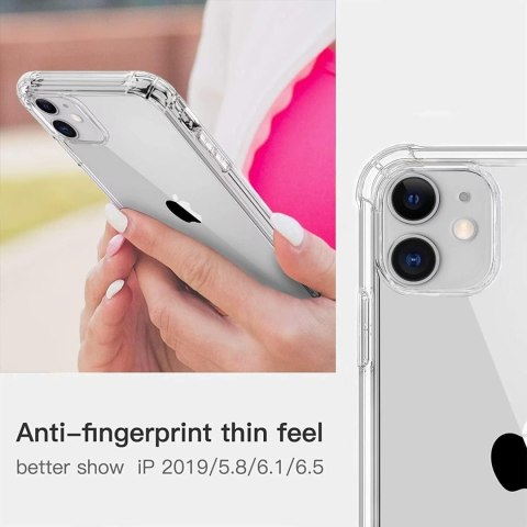 ETUI SILIKONOWE PRZEŹROCZYSTE IPHONE 11 6'1 CALA