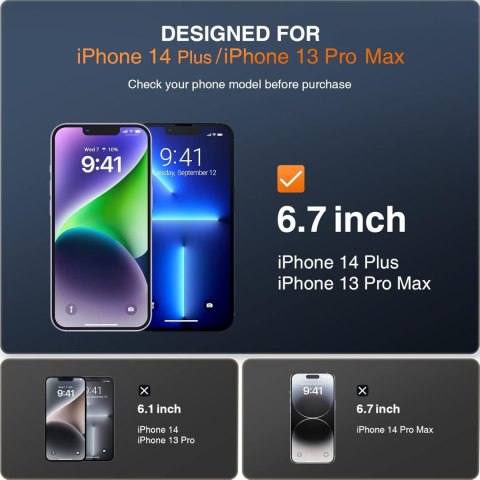 3x SZKŁO HARTOWANE IPHONE 13 PRO MAX/14 MAX/14 Plus