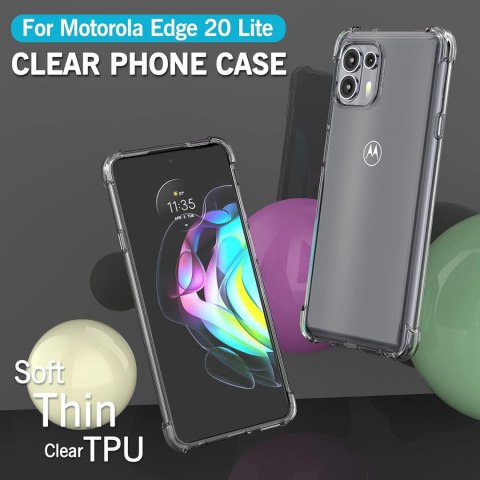 ETUI MOTOROLA EDGE 20 LITE PRZEZROCZYSTE PLECKI WYTRZYMAŁE OCHRONNE SOLIDNE ETUI MOTOROLA EDGE 20 LITE PRZEZROCZYSTE PLECKI WYTRZYMAŁE OCHRONNE SOLIDNE