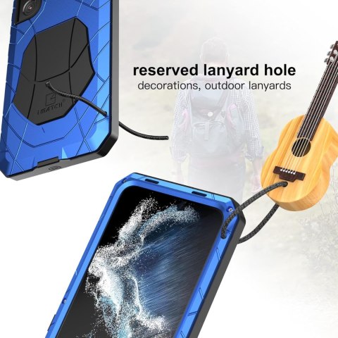 ETUI SAMSUNG GALAXY S22+ NIEBIESKIE BUMPER SOLIDNE WZMOCNIONE ETUI SAMSUNG GALAXY S22+ NIEBIESKIE BUMPER SOLIDNE WZMOCNIONE
