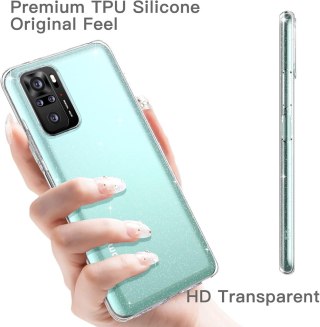 ETUI SILIKONOWE GLITTER XIAOMI REDMI NOTE 10 2X SZKŁO