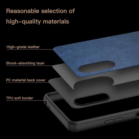 ETUI SONY XPERIA ACE CIEMNE GRANATOWE CZARNA RAMKA PLECKI WYTRZYMAŁE ETUI SONY XPERIA ACE CIEMNE GRANATOWE CZARNA RAMKA PLECKI WYTRZYMAŁE