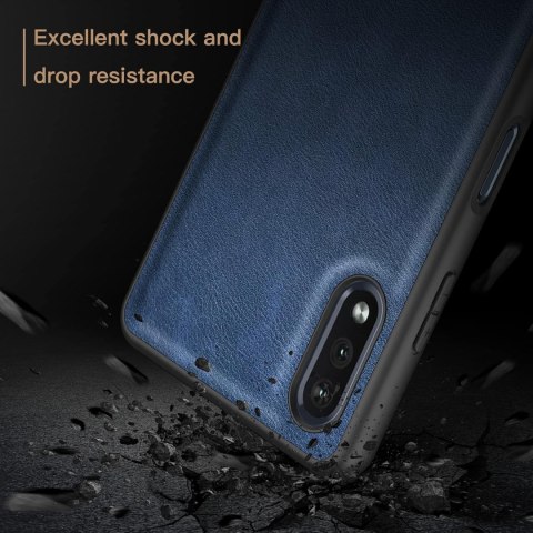 ETUI SONY XPERIA ACE CIEMNE GRANATOWE CZARNA RAMKA PLECKI WYTRZYMAŁE ETUI SONY XPERIA ACE CIEMNE GRANATOWE CZARNA RAMKA PLECKI WYTRZYMAŁE