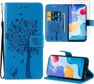 ETUI ZAMYKANE MAGNES XIAOMI REDMI NOTE 10/ NOTE 10s 2SZTUKI SZKŁO HARTOWANE