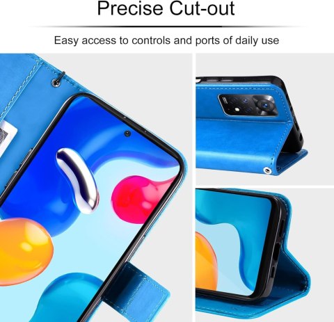 ETUI ZAMYKANE MAGNES XIAOMI REDMI NOTE 10/ NOTE 10s 2SZTUKI SZKŁO HARTOWANE