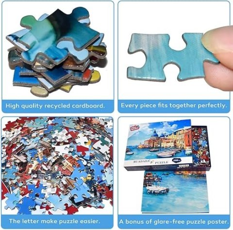 HUADADA PUZZLE DLA DOROSŁYCH GRANDE CANAL W WENECJI 1000 EL.