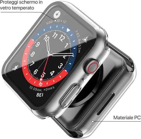 2X ETUI APPLE IWATCH SERII 7 41mm PRZEZROCZYSTE OCHRONA EKRANU WYTRZYMAŁE