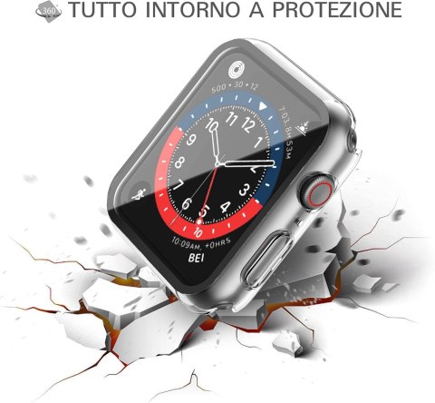 2X ETUI APPLE IWATCH SERII 7 41mm PRZEZROCZYSTE OCHRONA EKRANU WYTRZYMAŁE