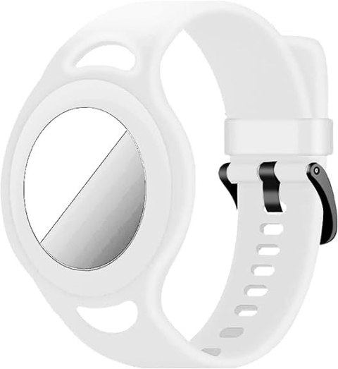 ETUI CASE NA APPLE AIRTAG MLECZNE ELASTYCZNE Z PASKIEM NA RĘKĘ OCHRONNE ETUI CASE NA APPLE AIRTAG MLECZNE ELASTYCZNE Z PASKIEM NA RĘKĘ OCHRONNE