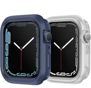 2x ETUI APPLE IWATCH SERII 8/7 41MM 6/5/4 40MM GRANATOWE I PRZEZROCZYSTE