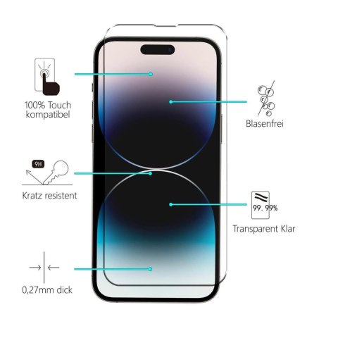 2x SZKŁO HARTOWANE APPLE IPHONE 14 PRO WYSOKA OCHRONA +2x SZKŁO NA APARAT 2x SZKŁO HARTOWANE APPLE IPHONE 14 PRO WYSOKA OCHRONA +2x SZKŁO NA APARAT