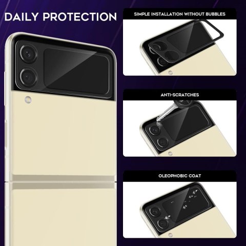 3x SZKŁO HARTOWANE SAMSUNG GALAXY Z FLIP3 NA TYLNY EKRAN I APARAT SOLIDNE 3x SZKŁO HARTOWANE SAMSUNG GALAXY Z FLIP3 NA TYLNY EKRAN I APARAT SOLIDNE