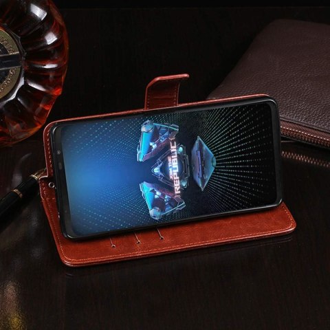 ETUI ASUS ROG PHONE 5 CIEMNE GRANATOWE IMITACJA SKÓRY ZAMYKANE Z KLAPKĄ ETUI ASUS ROG PHONE 5 CIEMNE GRANATOWE IMITACJA SKÓRY ZAMYKANE Z KLAPKĄ