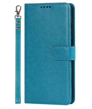 ETUI SAMSUNG GALAXY S10 NIEBIESKIE MORSKIE ZAMYKANE Z KLAPKĄ OCHRONNE SMYCZ