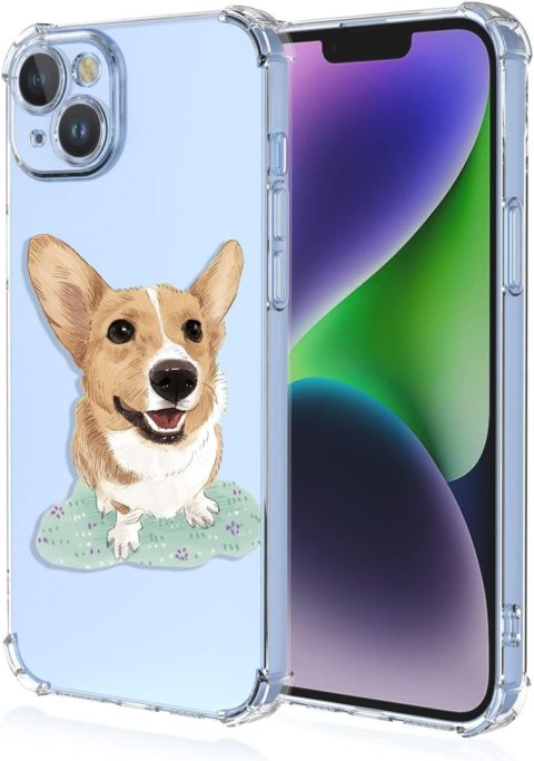 ETUI APPLE IPHONE 14 PRZEZROCZYSTE PIES SŁODKIE UROCZE WYSOKA OCHRONA ETUI APPLE IPHONE 14 PRZEZROCZYSTE PIES SŁODKIE UROCZE WYSOKA OCHRONA