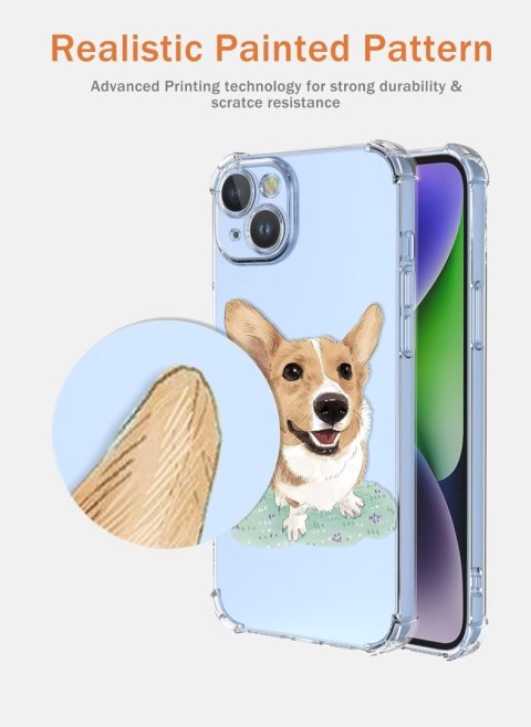 ETUI APPLE IPHONE 14 PRZEZROCZYSTE PIES SŁODKIE UROCZE WYSOKA OCHRONA ETUI APPLE IPHONE 14 PRZEZROCZYSTE PIES SŁODKIE UROCZE WYSOKA OCHRONA