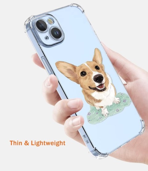 ETUI APPLE IPHONE 14 PRZEZROCZYSTE PIES SŁODKIE UROCZE WYSOKA OCHRONA ETUI APPLE IPHONE 14 PRZEZROCZYSTE PIES SŁODKIE UROCZE WYSOKA OCHRONA