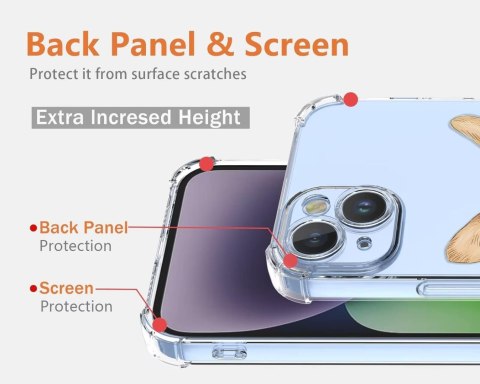 ETUI APPLE IPHONE 14 PRZEZROCZYSTE PIES SŁODKIE UROCZE WYSOKA OCHRONA ETUI APPLE IPHONE 14 PRZEZROCZYSTE PIES SŁODKIE UROCZE WYSOKA OCHRONA