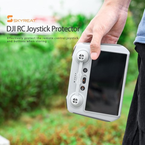 OSŁONA JOYSTICKA DO DRONÓW DJI MINI 4/3 PRO AIR 3 SZARA SILIKONOWA