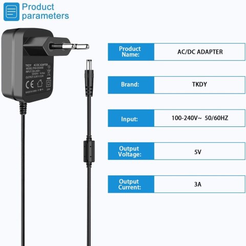 ZASILACZ CENTRALNY ADAPTER 10 RÓŻNYCH KOŃCÓWEK Micro USB Mini USB USB C