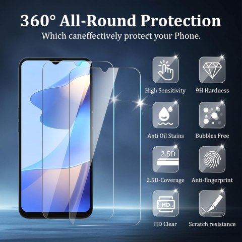 2x SZKŁO HARTOWANE DO OPPO A16/ A16s WYSOKA OCHRONA WYTRZYMAŁE SOLIDNE 2x SZKŁO HARTOWANE DO OPPO A16/ A16s WYSOKA OCHRONA WYTRZYMAŁE SOLIDNE