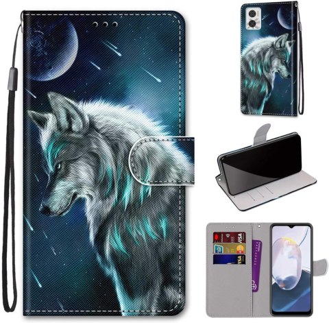ETUI MOTOROLA MOTO E22 GRANATOWE CIEMNE WULK KSIĄŻYC ZAMYKANE Z KLAPKĄ ETUI MOTOROLA MOTO E22 GRANATOWE CIEMNE WULK KSIĄŻYC ZAMYKANE Z KLAPKĄ