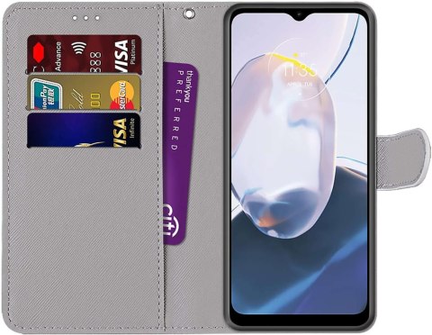 ETUI MOTOROLA MOTO E22 GRANATOWE CIEMNE WULK KSIĄŻYC ZAMYKANE Z KLAPKĄ ETUI MOTOROLA MOTO E22 GRANATOWE CIEMNE WULK KSIĄŻYC ZAMYKANE Z KLAPKĄ