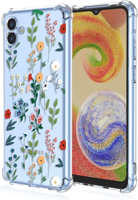 ETUI SAMSUNG GALAXY A04 PRZEZROCZYSTE KOLOROWE KWIATY UROCZE WYSOKA OCHRONA ETUI SAMSUNG GALAXY A04 PRZEZROCZYSTE KOLOROWE KWIATY UROCZE WYSOKA OCHRONA