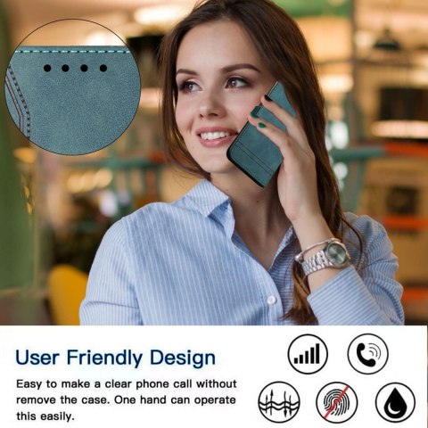 ETUI SAMSUNG GALAXY A33 CIEMNE ZIELONE ZAMYKANE Z KLAPKĄ WYSOKA OCHRONA ETUI SAMSUNG GALAXY A33 CIEMNE ZIELONE ZAMYKANE Z KLAPKĄ WYSOKA OCHRONA