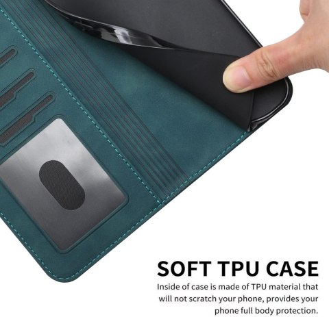 ETUI SAMSUNG GALAXY A33 CIEMNE ZIELONE ZAMYKANE Z KLAPKĄ WYSOKA OCHRONA ETUI SAMSUNG GALAXY A33 CIEMNE ZIELONE ZAMYKANE Z KLAPKĄ WYSOKA OCHRONA