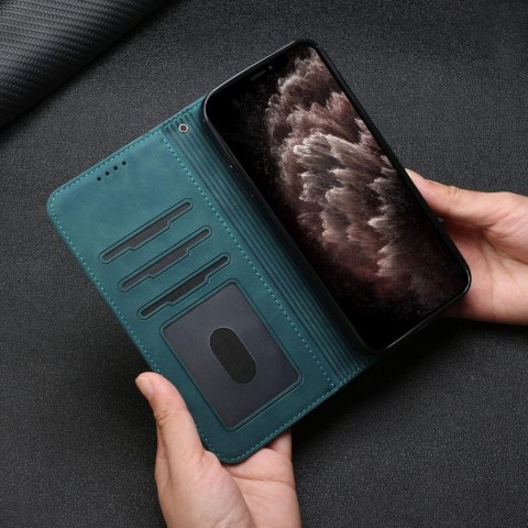 ETUI SAMSUNG GALAXY A33 CIEMNE ZIELONE ZAMYKANE Z KLAPKĄ WYSOKA OCHRONA ETUI SAMSUNG GALAXY A33 CIEMNE ZIELONE ZAMYKANE Z KLAPKĄ WYSOKA OCHRONA