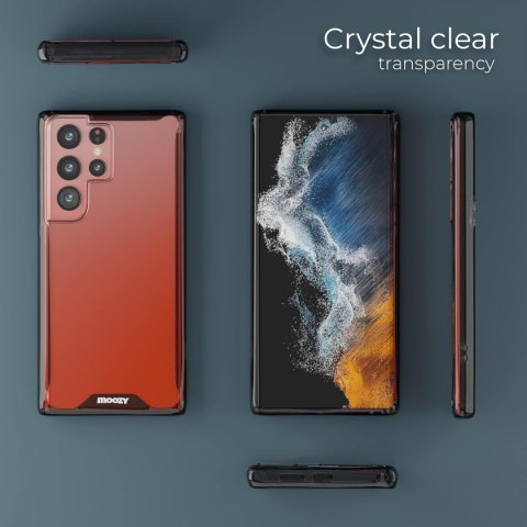 ETUI SAMSUNG GALAXY S22 ULTRA JASNE SZARE PRZEZROCZYSTE OCHRONNE WYTRZYMAŁE